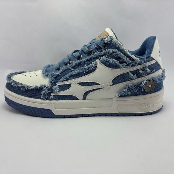 KILL WINNER  “Noah’s Ark Denim Shattered Meteor” Shoes Men’s Size 7.5 - Picture 1 of 12